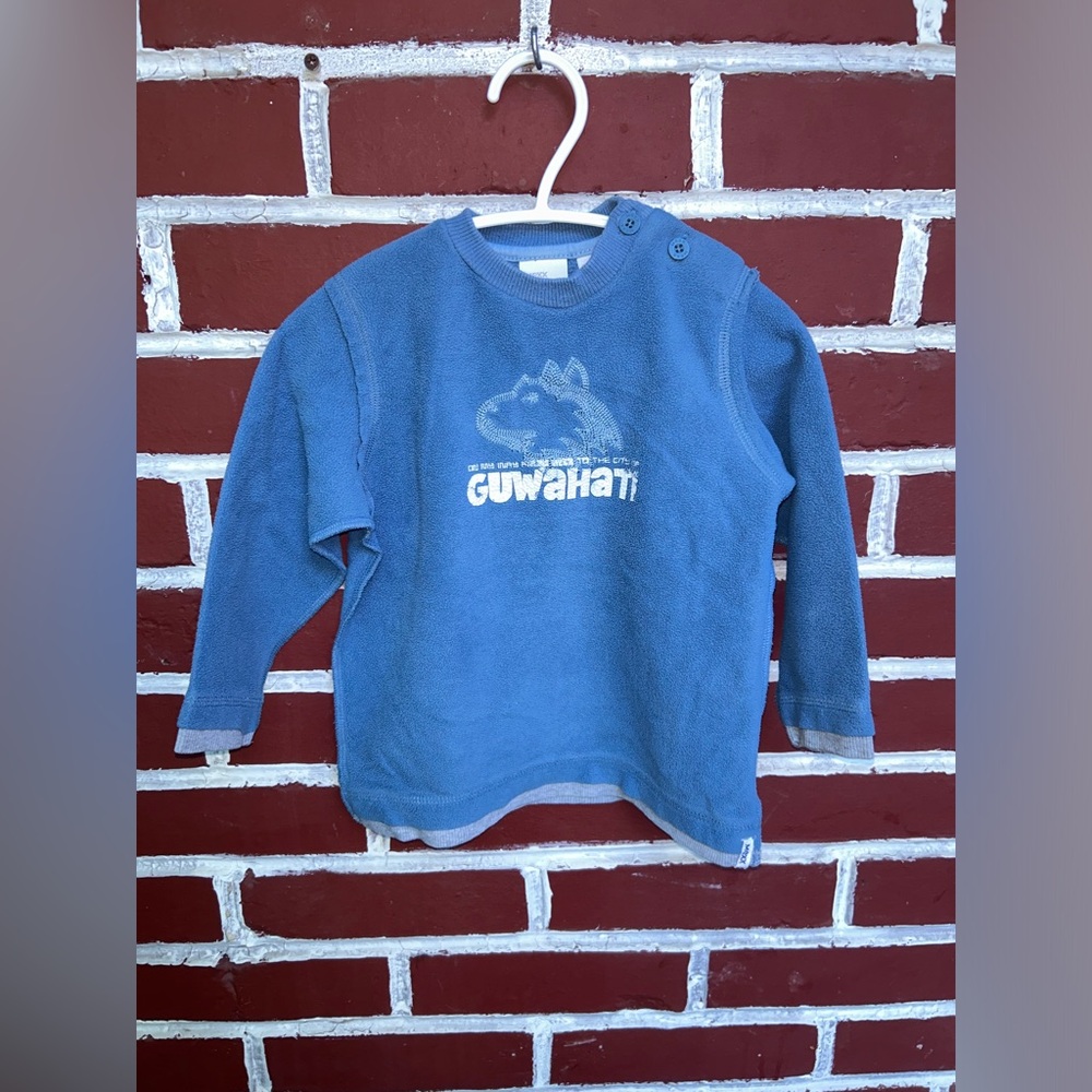 Mexx | blue fleeced sweater | size 24m